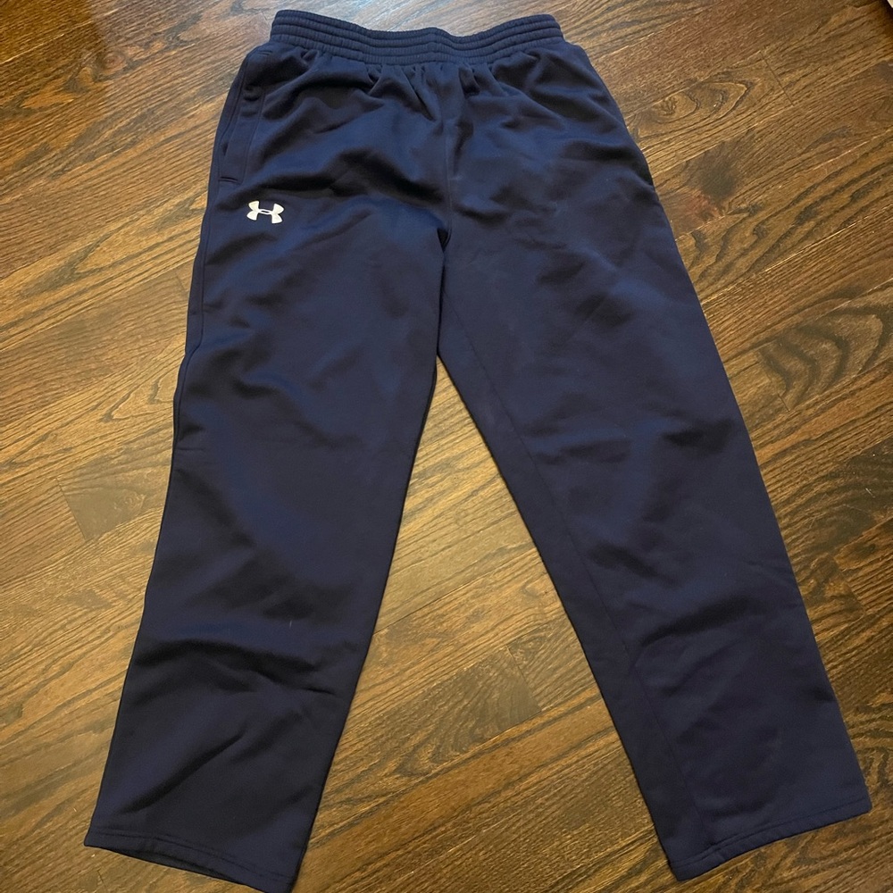Under Armour Navy Sweatpants. Size Large